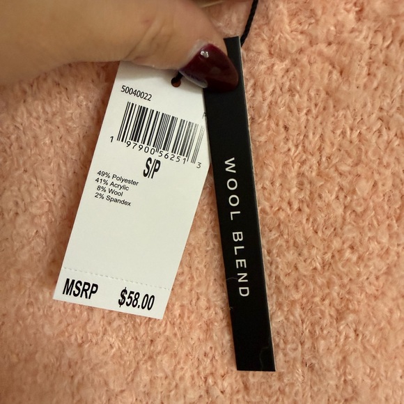 NWT Industry Wool Blend Crew Neck Sweater - Picture 4 of 8